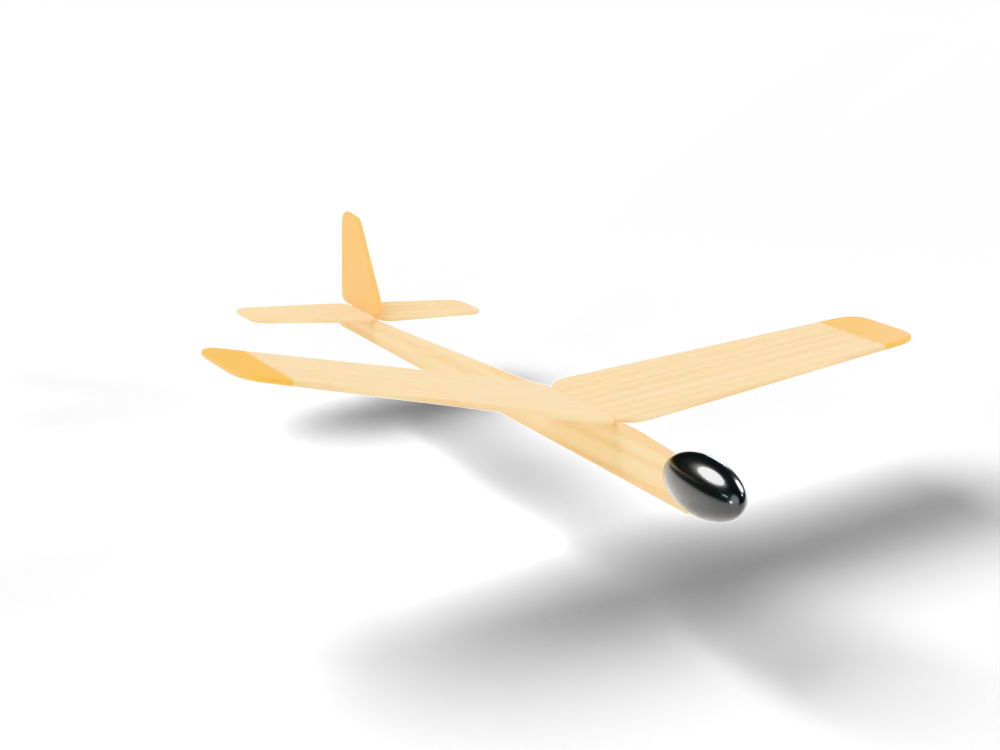 Balsa planörler: konsept görseli